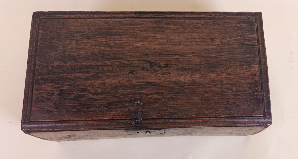 Antique Elm Bible Box